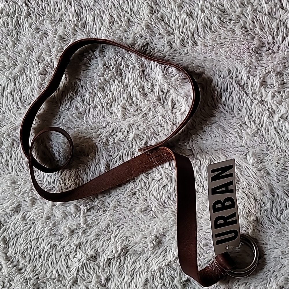 Urban Outfitters Leather Belt- Brown